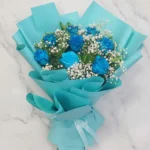 Blue Roses Bouquet