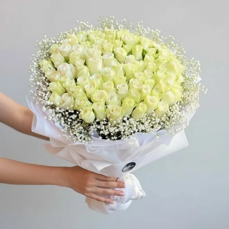 Premium White Love Bouquet