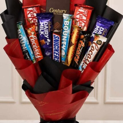 A Deluxe Chocolate Bouquet, perfect for chocolate delivery in Lahore.