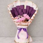 A beautiful Elegant Chocolate Rose Bouquet, perfect for chocolate delivery in Lahore.