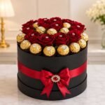 A luxurious Ferrero Rose Box, perfect for gift delivery in Lahore.