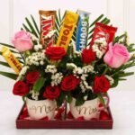A romantic Mr and Mrs Mug Set, perfect for gift delivery in Lahore.