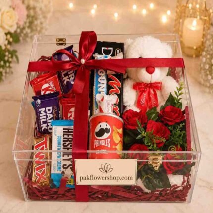 Acrylic Gift Hamper is perfect for anniversary gift ideas.