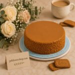 Caramel biscuit cake online gift delivery Lahore