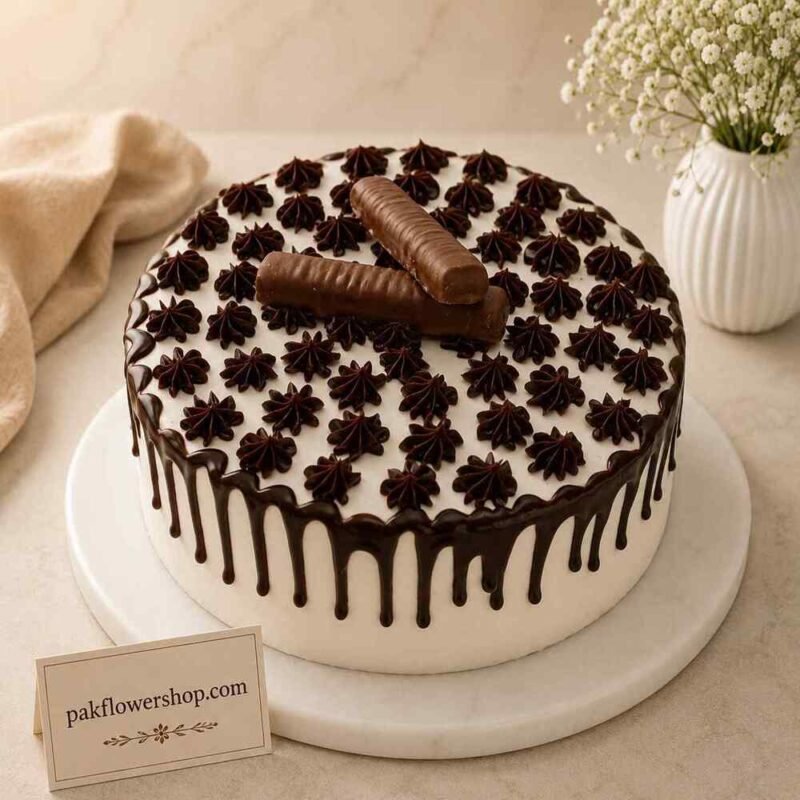 Chocolate drip cake from Lahore bakery online delivery