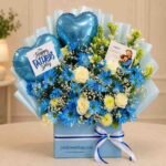 Beautiful floral arrangement for Father's Day, available for delivery in Lahore.