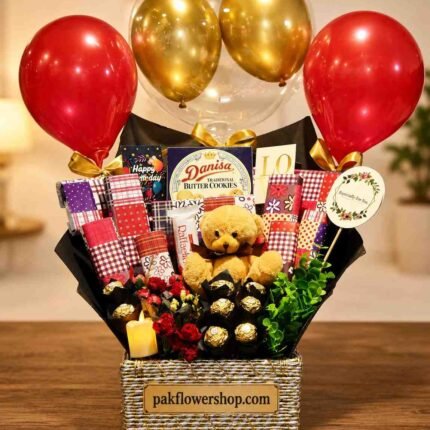 A festive celebration basket for those who want to send gifts Lahore.