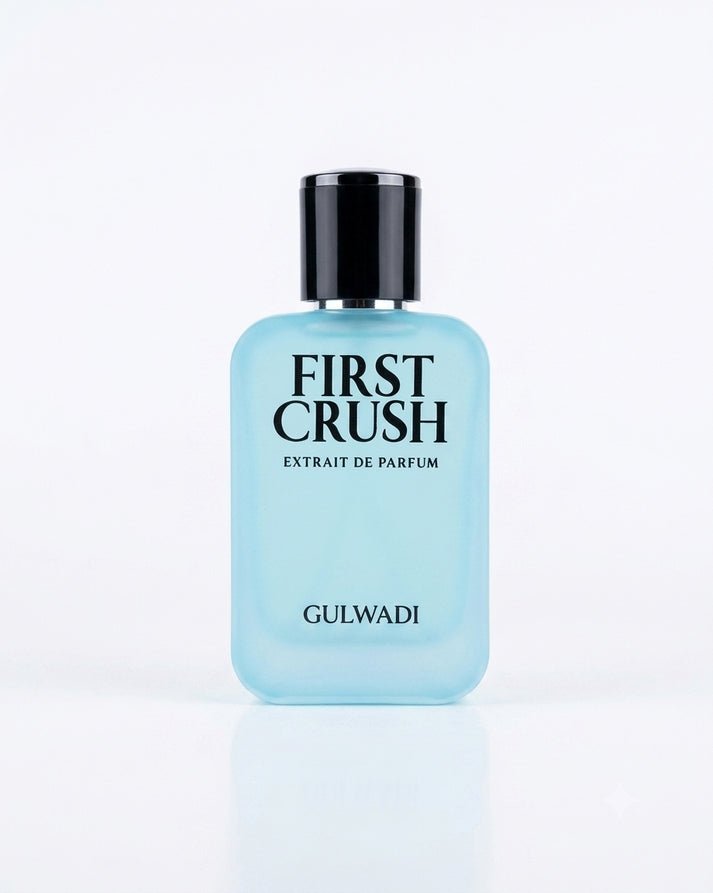 First Crush fragrance, a highlight among Affordable perfumes Punjab Pakistan, perfect for a fresh, lasting impression.