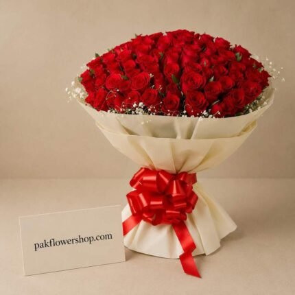 Grand Red Roses online gift delivery Lahore