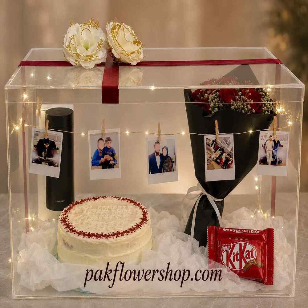 Personalized-Celebration-Gift-Box Personalized celebration gift box for professional gift delivery services Lahore.