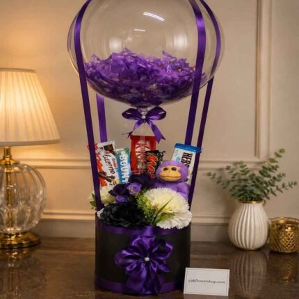 Elegant purple gift box in Lahore