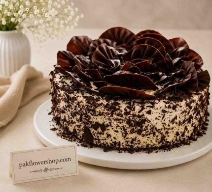 Rich cocoa cream cake local bakery delivery Lahore
