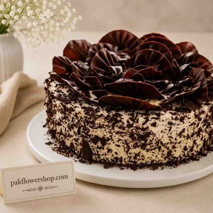 Rich cocoa cream cake local bakery delivery Lahore