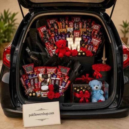 Grand surprise package arranged for online gift delivery Lahore