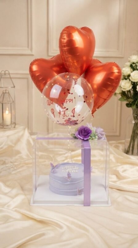 birthday gift delivery Lahore balloon box set