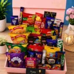 Birthday Gift Box Pakistan filled with chocolates, snacks, biscuits, noodles, and drinks.