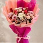 Fresh flower bouquet Pakistan with roses and mixed pastel flowers