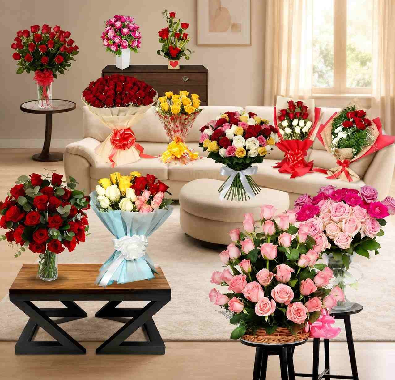 Flower Delivery Lahore Flower delivery Lahore with fresh rose bouquets for celebrations