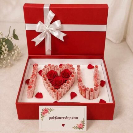 Romantic Gift Box Pakistan with Roses and Premium Presentation