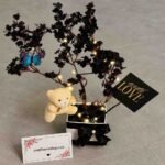Decorative Gift Tree Pakistan with LED Lights and Teddy Bear