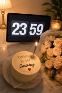Birthday Gift Combo Pakistan with fresh roses and celebration cake.