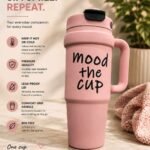 Travel Tumbler Cup Lahore in pink with insulated body and comfort handle