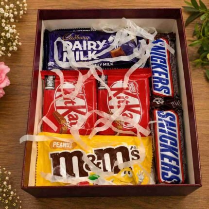 Chocolate Hamper Pakistan with assorted popular chocolate treats