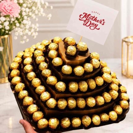 Ferrero Rocher bouquet Lahore arranged in a luxurious tiered chocolate design