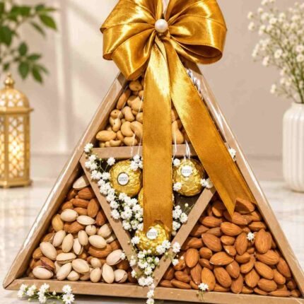 Dry fruit gift box Pakistan with assorted nuts and chocolates
