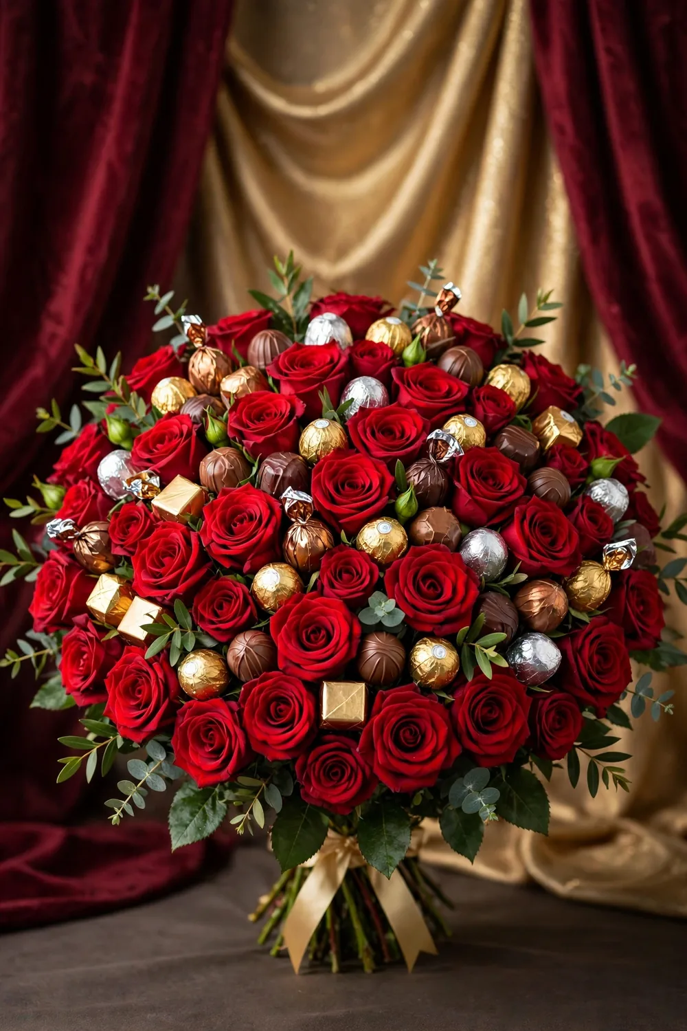 Grand 200 Red Roses and Mixed Chocolates Bouquet – PakFlowerShop