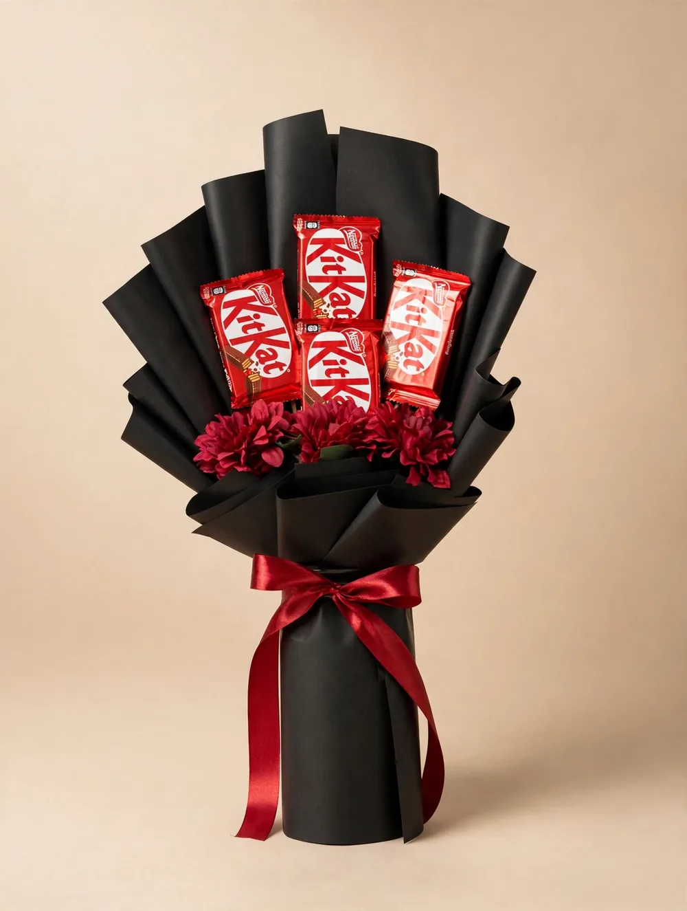 KitKat Bouquet – Black Wrap – PakFlowerShop