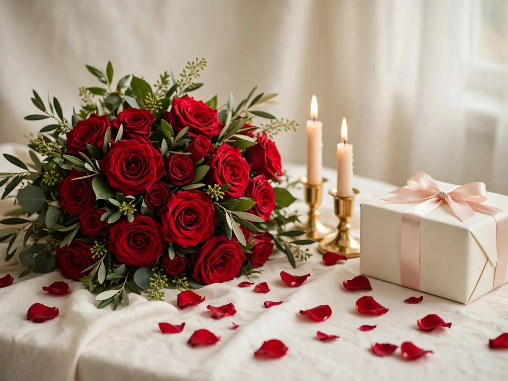 Anniversary flowers and gifts