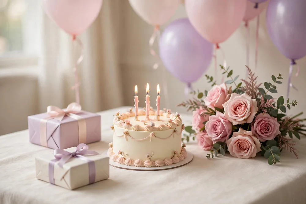 Birthday flowers and gifts